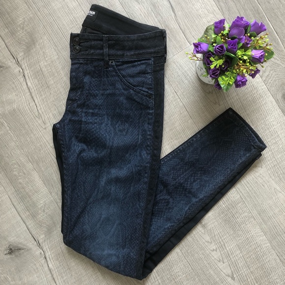 💜SOLD💜Hudson Snake Collin Skinny Jean Vice Versa - Picture 8 of 8